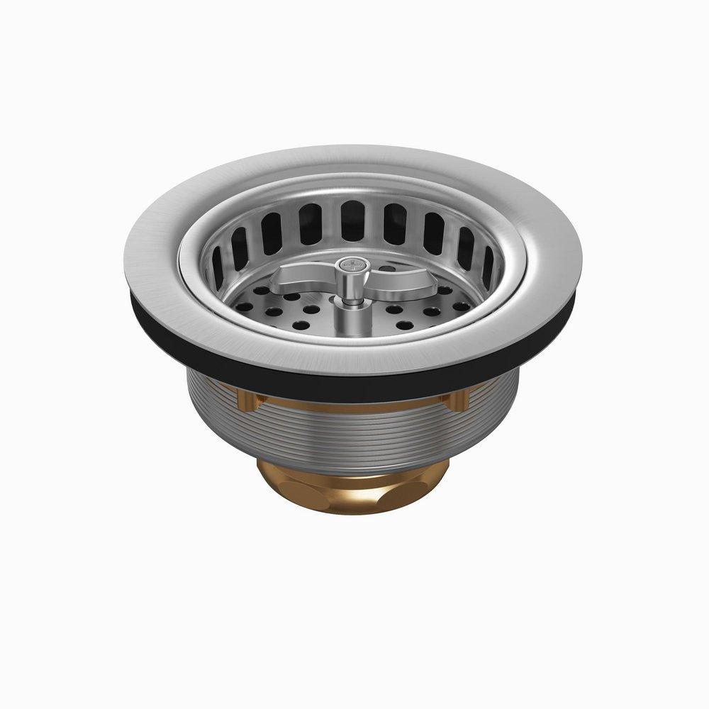 PROFLO&reg; Stainless Steel 3 in. Basket Strainer 