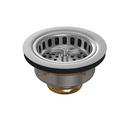 3 in. Brass, Rubber, Stainless Steel and Zinc Basket Strainer