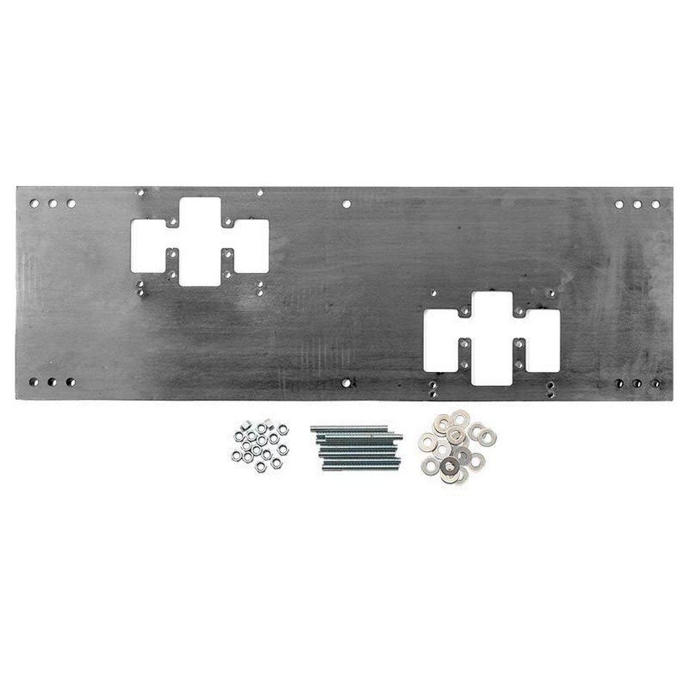 Haws&reg; Stainless Steel Double Fountain Mounting Plate 