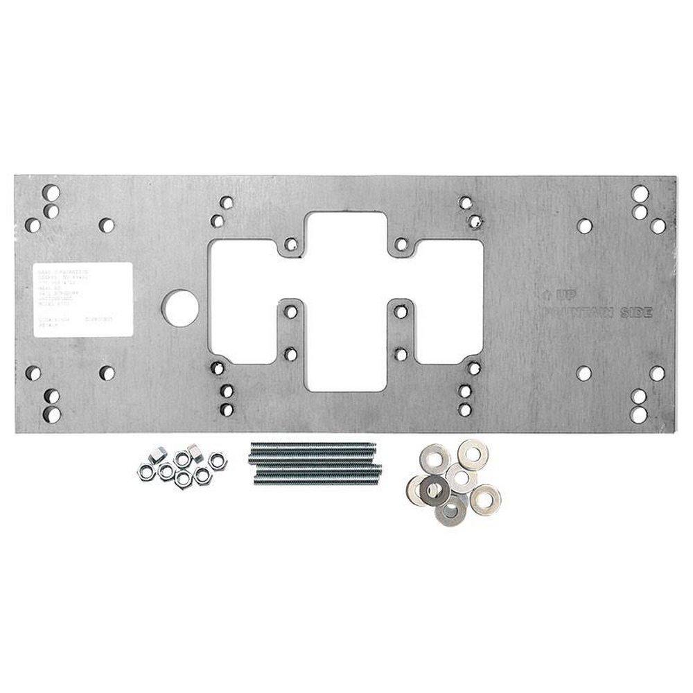 Haws&reg; Stainless Steel 18 x 7 in. Single Fountain Mounting Plate 