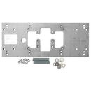 18 x 7 in. Single Fountain Mounting Plate in Stainless Steel
