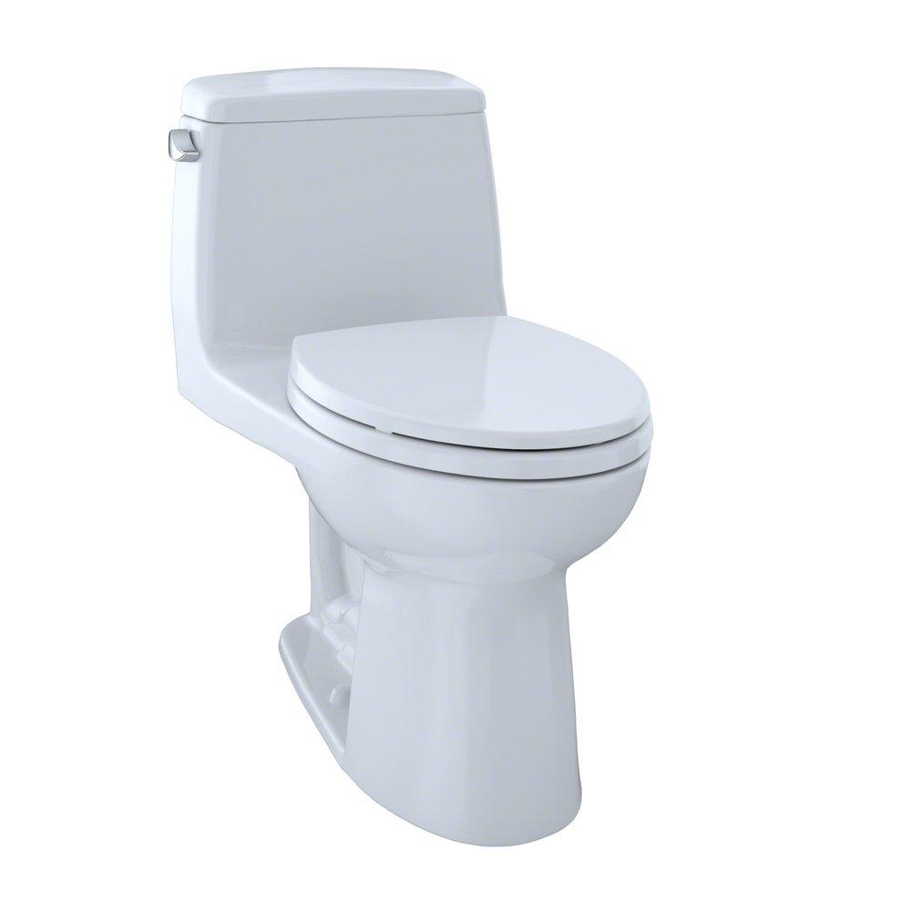 TOTO Cotton 1.6 gpf Elongated One Piece Toilet 