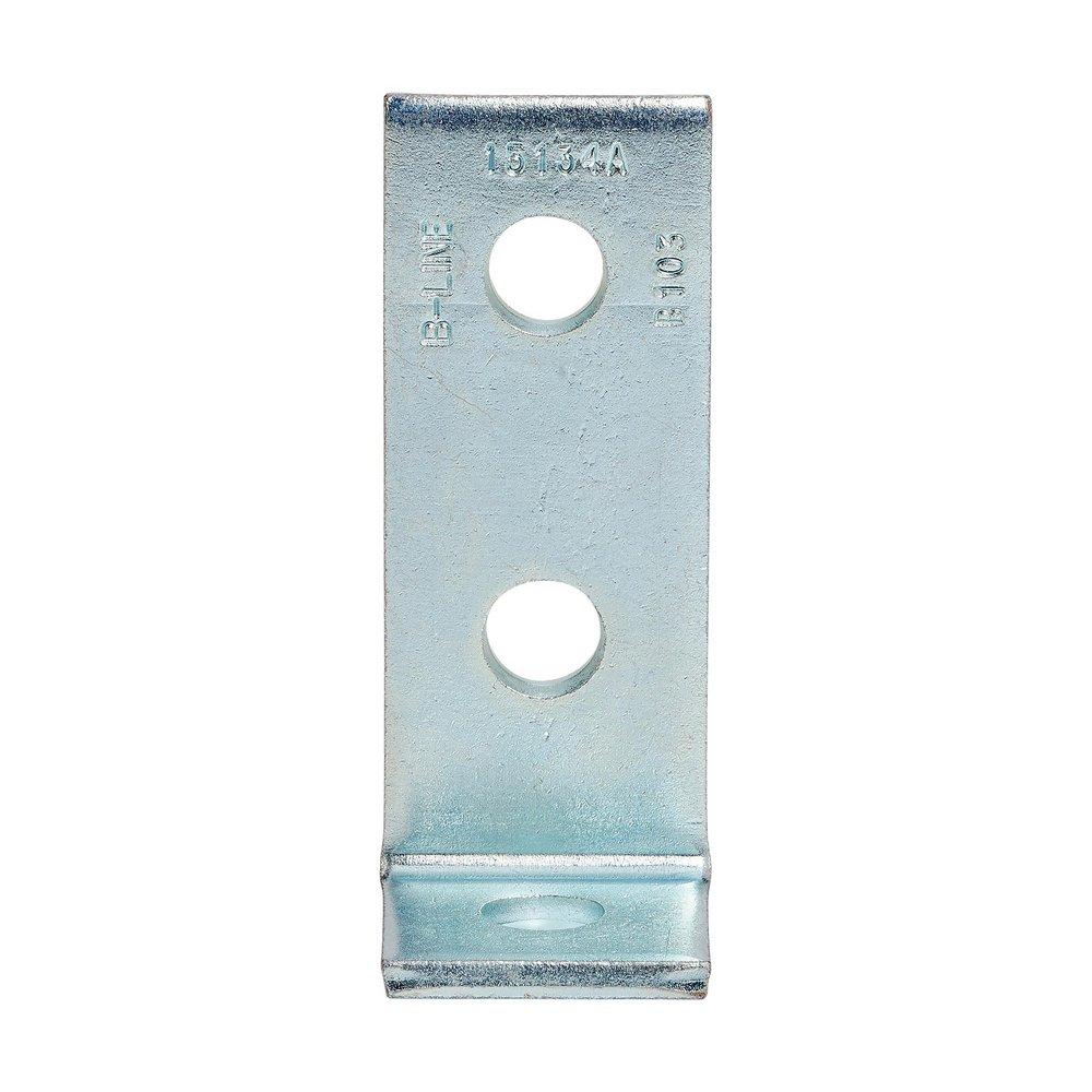 Eaton B-Line Series Zinc 1/4 in. 3-Hole Plated Corner Angle Bracket 
