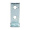 Eaton B-Line Series Zinc 1/4 in. 3-Hole Plated Corner Angle Bracket 