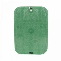 Plastic Solid Lid in Green