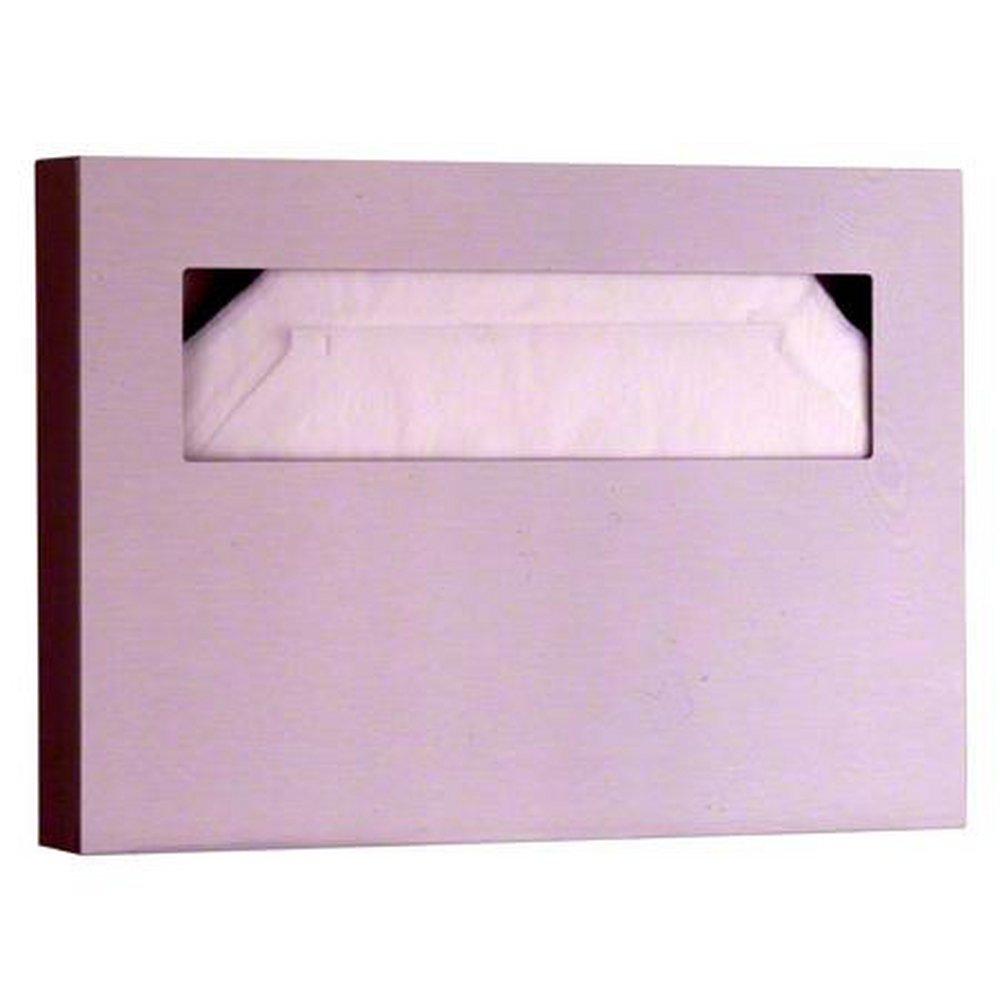 Bobrick Satin Stainless Steel 2 in. Seat Cover Dispenser 