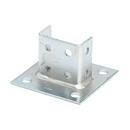 Eaton B-Line Series 6 in. Zinc Steel Square Strut Post Base 