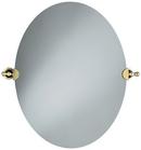 26-1/8 x 28-1/2 in. Oval Mirror in Vibrant Brushed Nickel