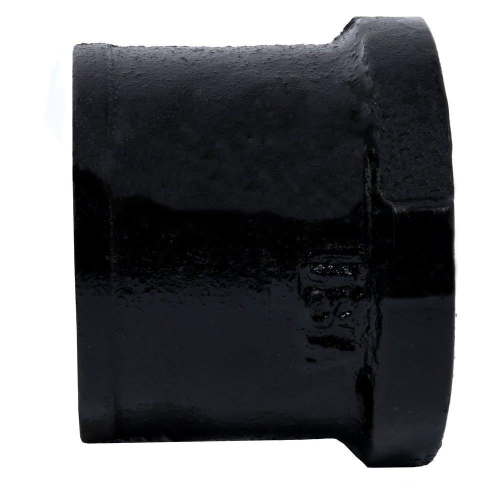 Black Spigot Cast Iron Reducing Tapped Adapter 