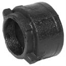 Black Spigot Cast Iron Reducing Tapped Adapter 