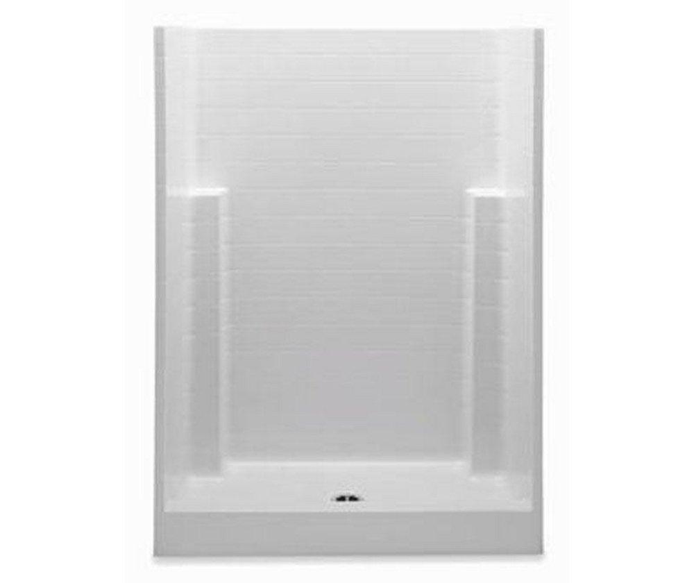 Aquatic White 28-3/4 x 54 x 73-1/4 in. Alcove Shower Unit 