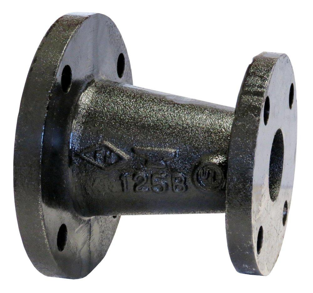 Black Flanged 125# Cast Iron Concentric Reducer 