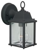4-1/4 in. 100 W 1-Light Medium Lantern in Matte Black