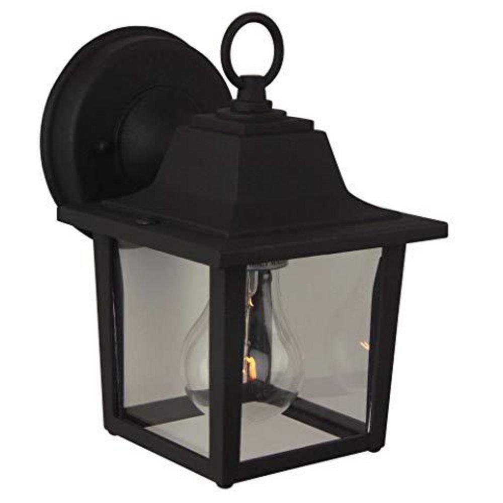 Craftmade Textured Black 1-Light Small Wall Mount Sconce 