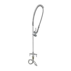 EasyInstall Pre-Rinse, Spring Action, Single Hole Base, 18" Flex Lines, B-0107 Spray Valve