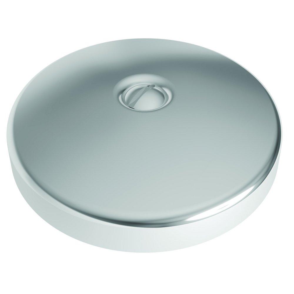 Brasstech Polished Chrome 1-Hole Waste and Overflow Faceplate 