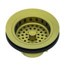 3-1/2 in. Large Post Type Basket Strainer in Antique Brass
