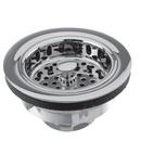 Brasstech Polished Chrome 3-1/2 in. Large Basket Post Style Strainer Set 