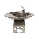 Haws&reg; Satin Stainless Steel Barrier Free Wall Mount Fountain with Bowl 
