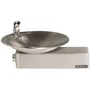 Haws&reg; Satin Stainless Steel Barrier Free Wall Mount Fountain with Bowl 