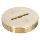 3-1/2 in. Countersunk Brass Plug with Tap
