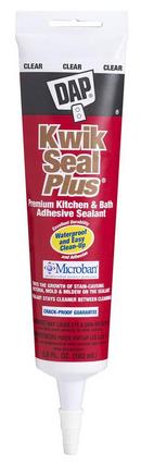 5.5 oz. Kitchen & Bath Antimicrobial Adhesive Sealant in Clear