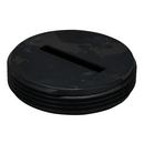 AB & A&trade; Black ABS Countersunk Cleanout Plug 