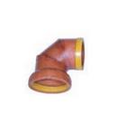 4 in. Hub x Male 45 Degree Elbow Speed Seal Clay