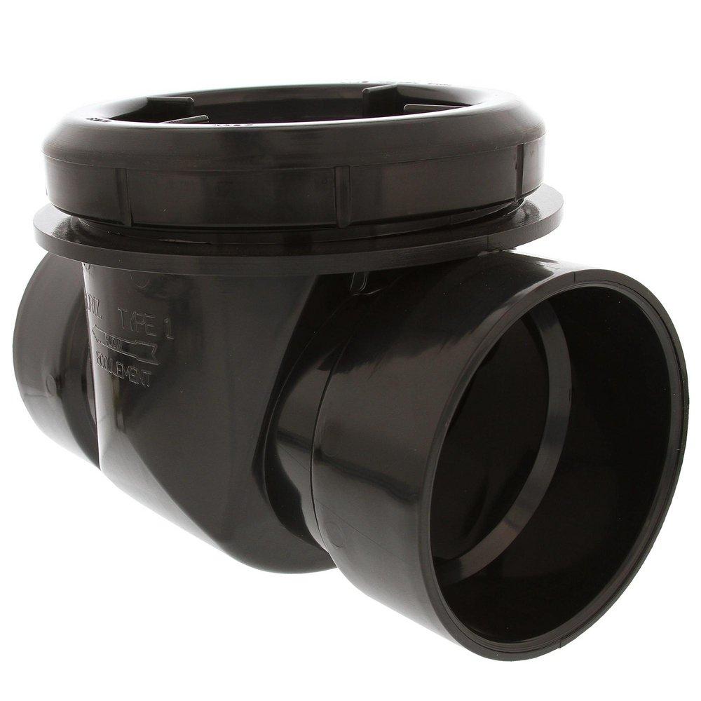 Jones Stephens Black ABS Socket Backwater Valve 