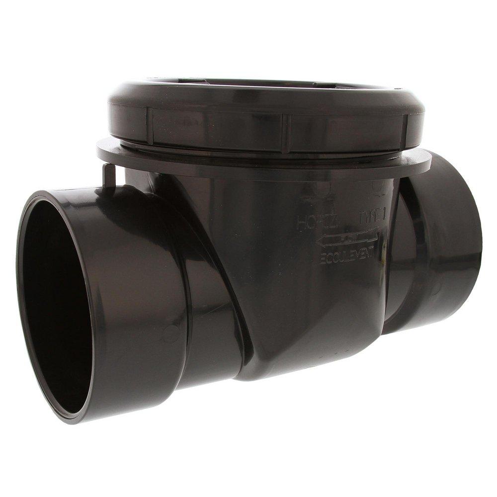Jones Stephens Black ABS Socket Backwater Valve 