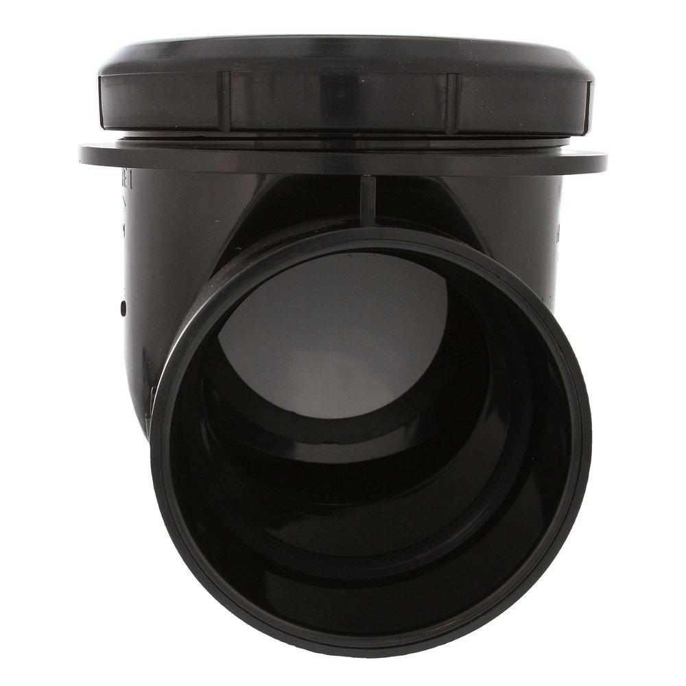 Jones Stephens Black ABS Socket Backwater Valve 