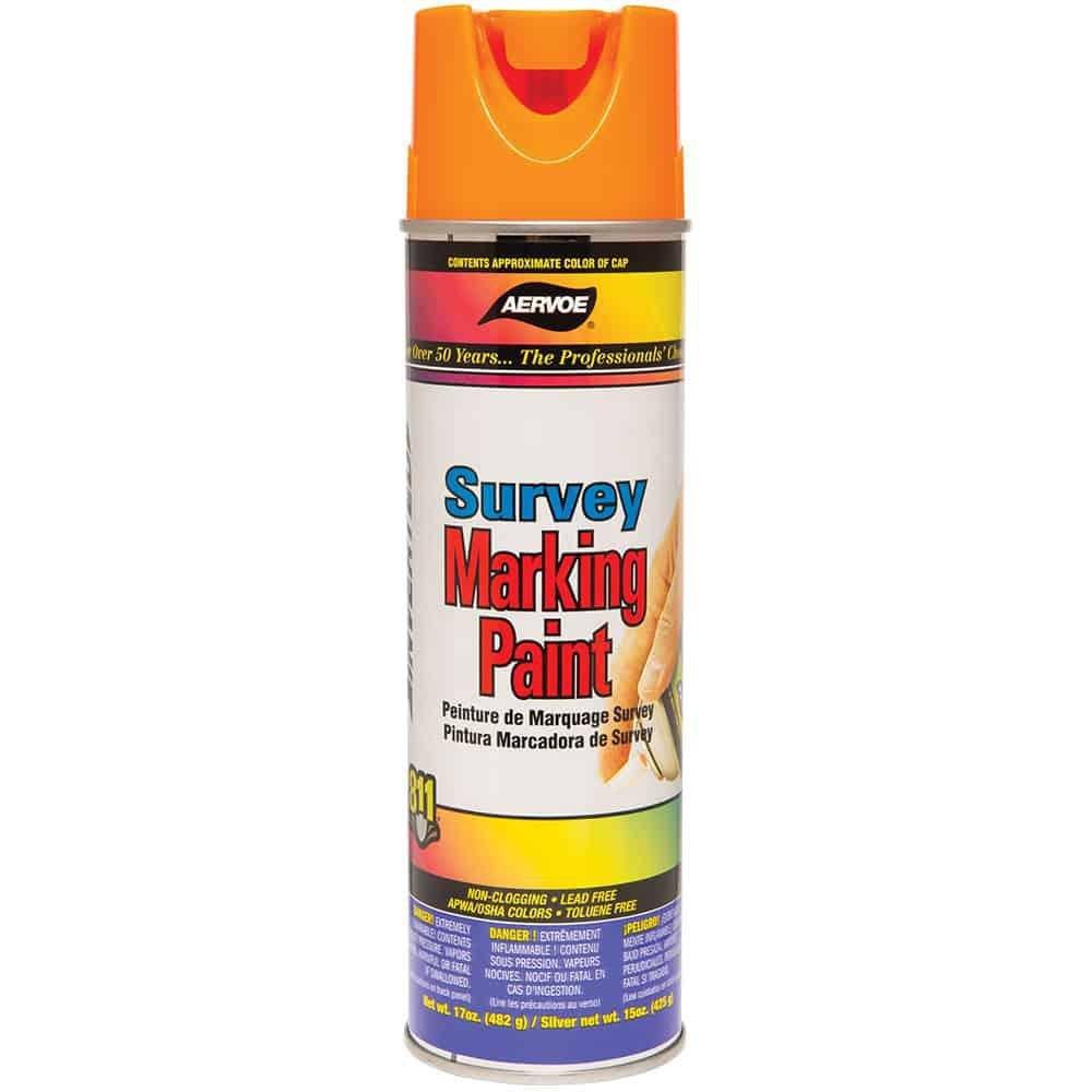 Aervoe Industries Fluorescent Orange 20 oz. Aerosol Marking Paint 
