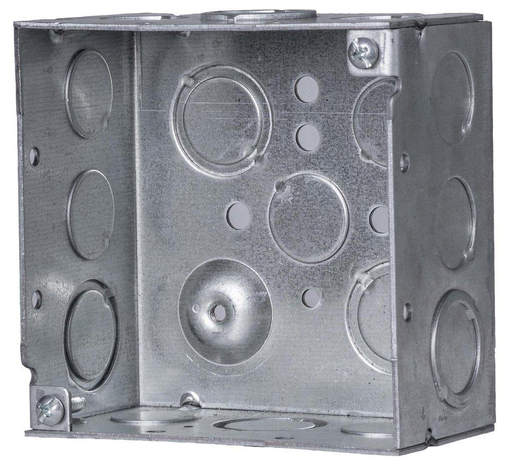 4X4 IN. WELDED METAL BOX 