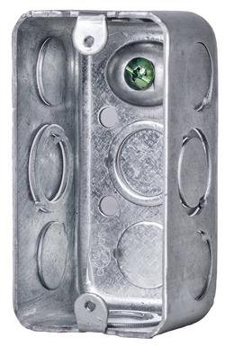 4 x 2 in. Drawn Metal Box