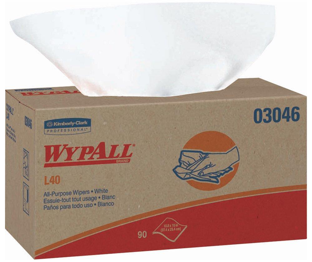 WypAll&reg; White 10 in. Pop-Up Wipes Box In White 
