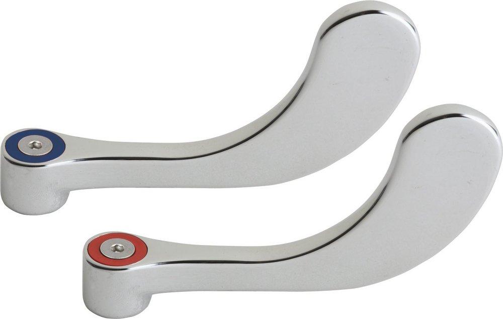 Chicago Faucets Polished Chrome 4 in. Metal Handle 