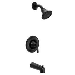 Single Handle Single Function Bathtub & Shower Faucet in Matte Black (Trim Only)
