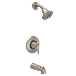 One Handle Single Function Bathtub & Shower Faucet in Brushed Nickel