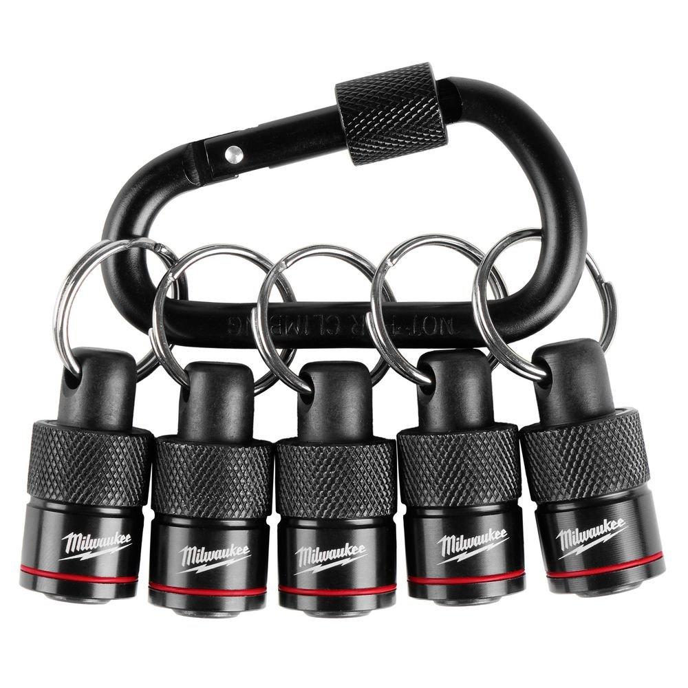 5Pc Bit Holder With Carabiner 