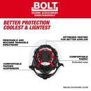BOLT? WHITE FULL BRIM SAFETY HELMET ? TYPE 2, CLASS E 