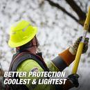BOLT? WHITE FULL BRIM SAFETY HELMET ? TYPE 2, CLASS E - CUSTOM LOGO 