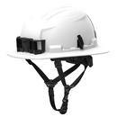 BOLT? WHITE FULL BRIM SAFETY HELMET ? TYPE 2, CLASS E - CUSTOM LOGO 