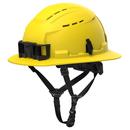 BOLT? YELLOW FULL BRIM VENTED SAFETY HELMET ? TYPE 2, CLASS C 