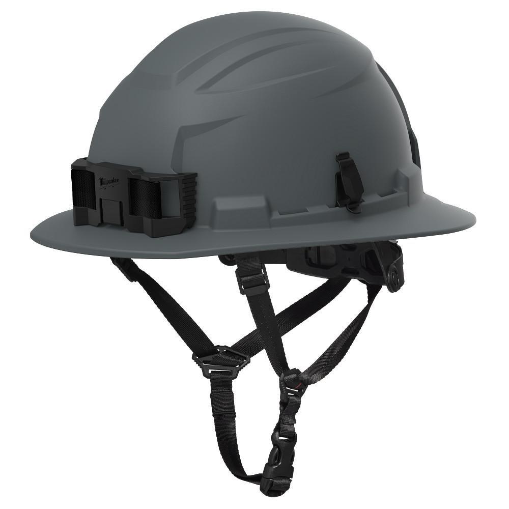 BOLT? GRAY FULL BRIM SAFETY HELMET ? TYPE 2, CLASS E 