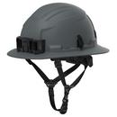 BOLT? GRAY FULL BRIM SAFETY HELMET ? TYPE 2, CLASS E 