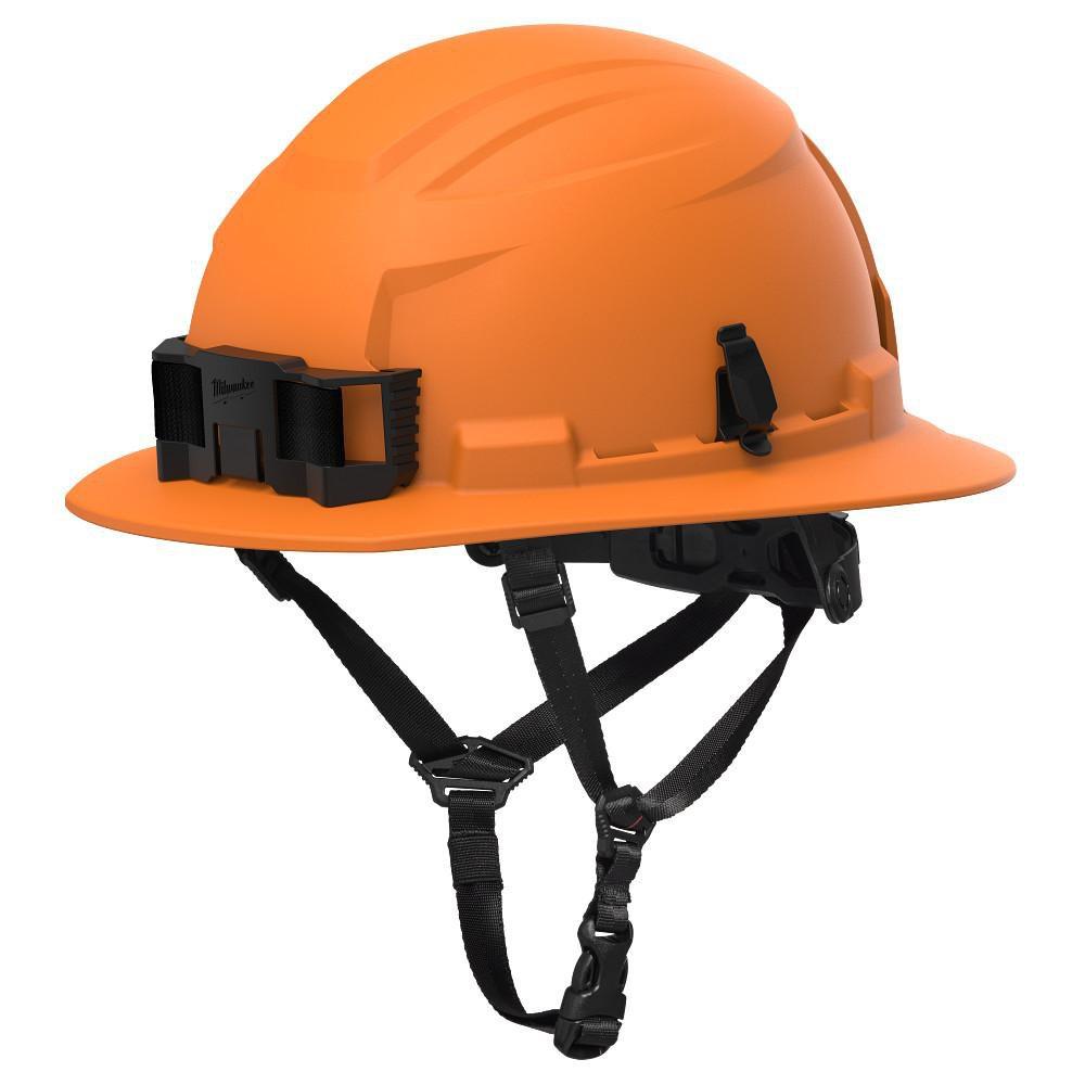 BOLT? ORANGE FULL BRIM NON-VENTED SAFETY HELMET ? TYPE 2, CLASS E 