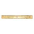 Signature Hardware Brushed Gold 18 in. Linear Shower Drain 