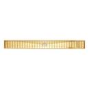 Signature Hardware Brushed Gold 24 in. Linear Shower Drain 