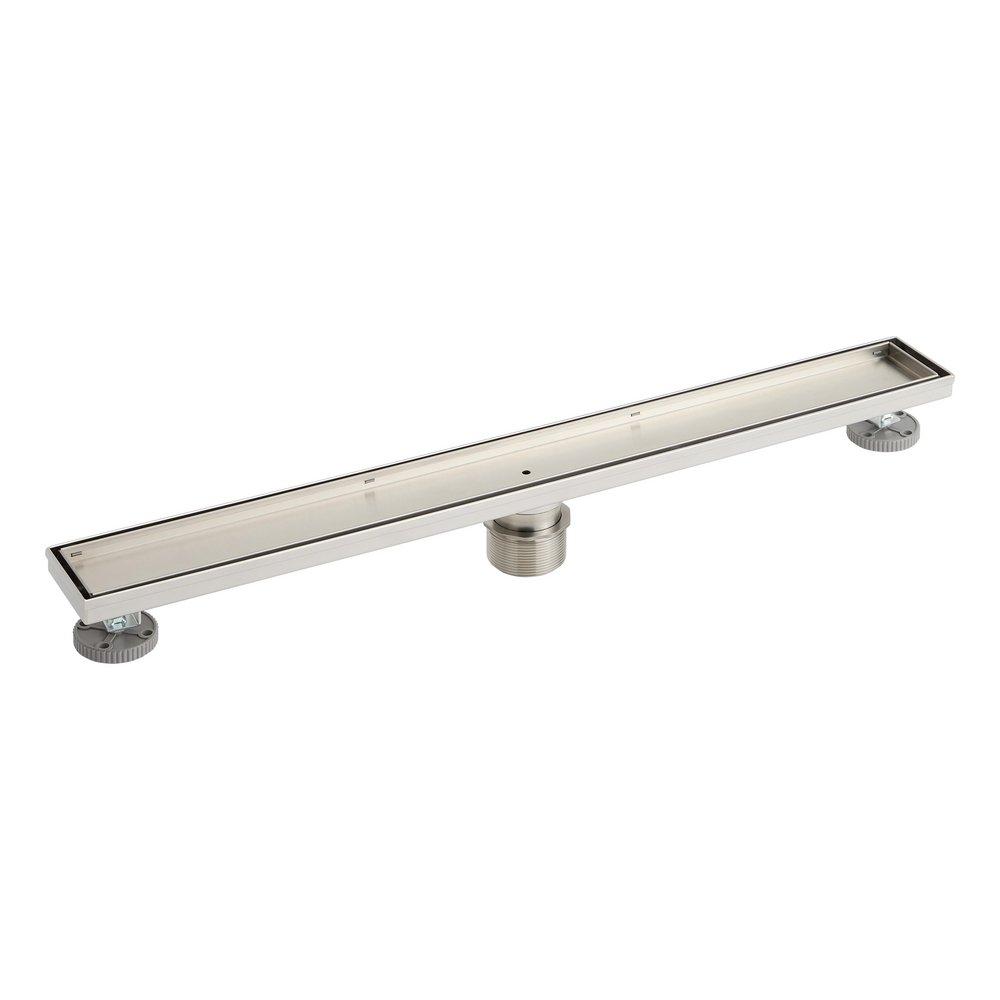 Signature Hardware Stainless Steel 28 in. Linear Shower Drain 