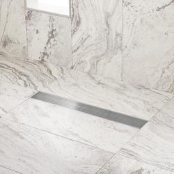 36 in. Linear Shower Drain in Polished Stainless Steel